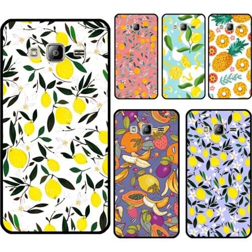 Oranges Tropical fruit Lemons pattern For Samsung Galaxy J7 J1 J3 J5 2016 A3 A5 2017 A6 A8 J4 J6 Plus J8 A7 A9 2018 Case Cover