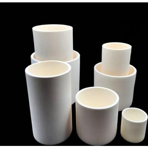 5ml to 400ml Cylinder-shaped Aluminum Oxidation Crucible without Cover Volatile Moisture Ash for Labratory Experiment 1Piece/lot