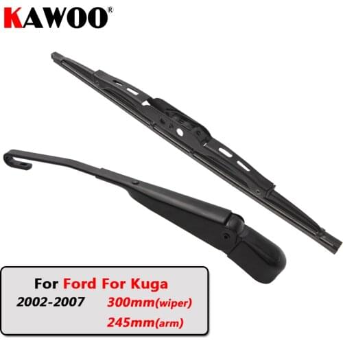 KAWOO Car Rear Wiper Blades Back Window Wipers Arm For Ford For Kuga Hatchback (2002-2007) 300mm Auto Windscreen Blade