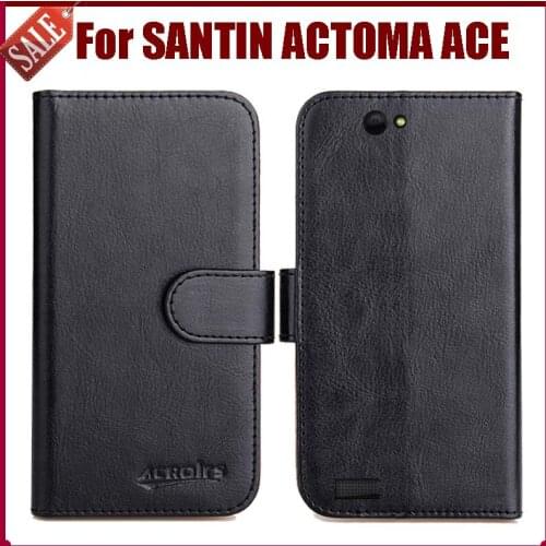 Hot Sale! SANTIN ACTOMA ACE Case New Arrival 6 Colors High Quality Flip Leather Protective Cover For SANTIN ACTOMA ACE Case