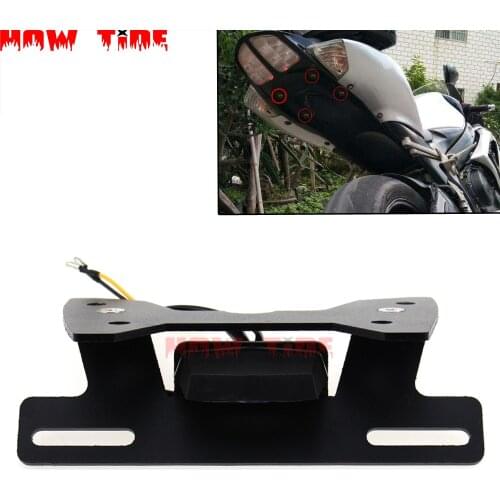 License Plate Holder Bracket LED Light for SUZUKI GSXR GSX-R 600/750 2008 2009 2010 K8 Motorcycle Tail Tidy Fender Eliminator