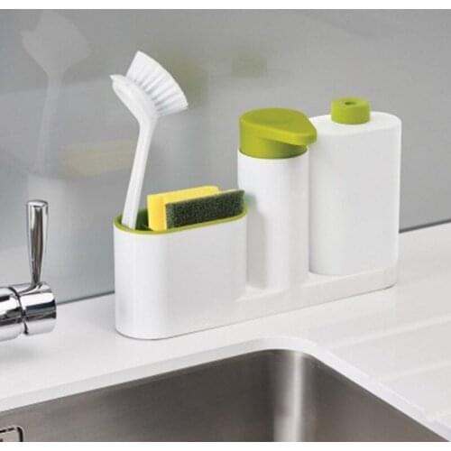 Kitchen Accessories Sink Liquid Soap Dispenser Plastic Bottle Storage Box for Bathroom Kitchen Gadget practical kitchen tools