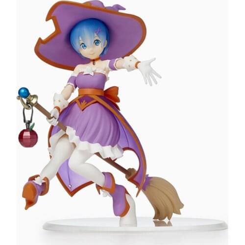 Re:life In A Different World From Zero Rem Witch Anime Dolls Figures Collectible Pvc Model Toy Desktop Ornaments Anime Toys Gift