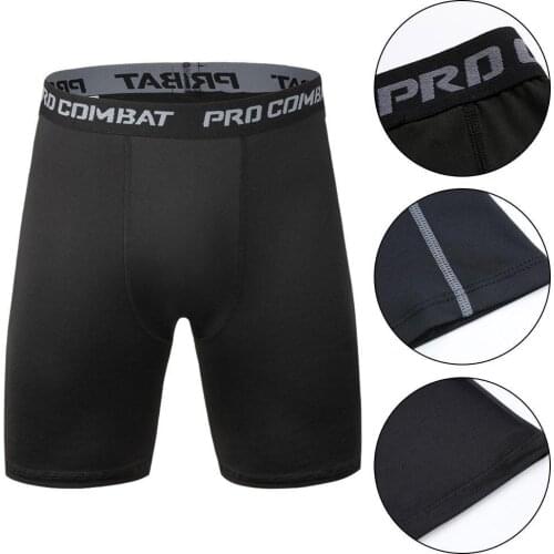 Mens Fitness Quick-drying Tight Shorts Stretch Basketball Running Cycling Fitness Training Leggings