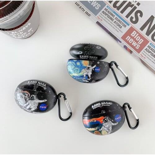 Van Gogh Art Oil Painting Soft Headphone Case Suitable for HUAWEI FreeBuds 4i Wireless Bluetooth Headset Protective Case