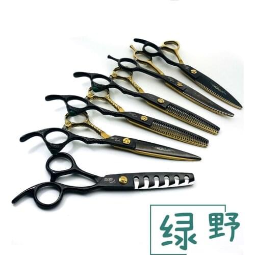 6.0 Top Professional Hair Scissors Set Cutting Barber Salon Haircut Thinning Shear Hairdressing Hair Tools Hair Cutting Scissors