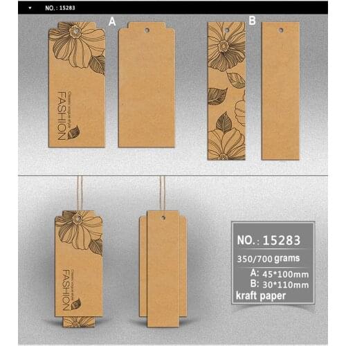 OEM custom logo brand garment clothing printed paper price hang tag for clothing clothes printing swing luggage labels tags k612