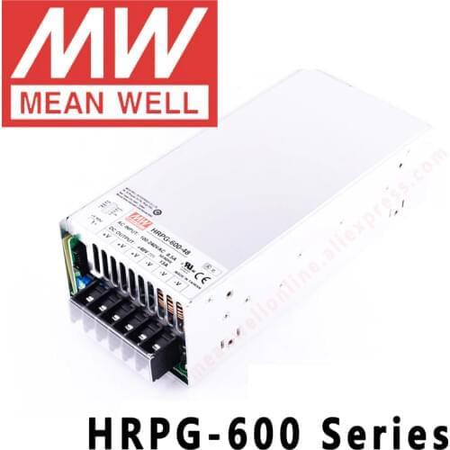 Original Mean Well HRPG-600 series DC 5V 12V 24V 36V 48V meanwell 600W single output with PFC Function Switching Power Supply