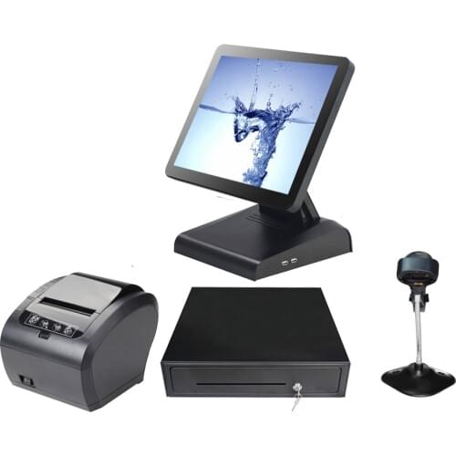 15'' touch screen POS All in one POS Machine system restaurants equipment POS terminal EPOS Computer