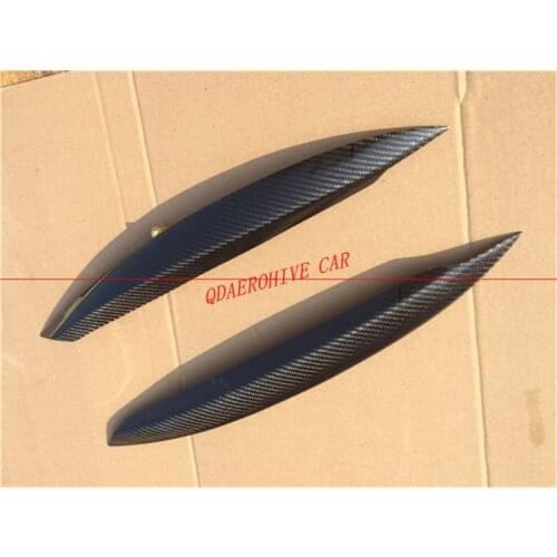 QDAEROHIVE Headlight Eyelids Eyebrows Covers For Golf MK7 arbon Look Effect Fit VW Golf 7 MK7 GTI 2014-2016