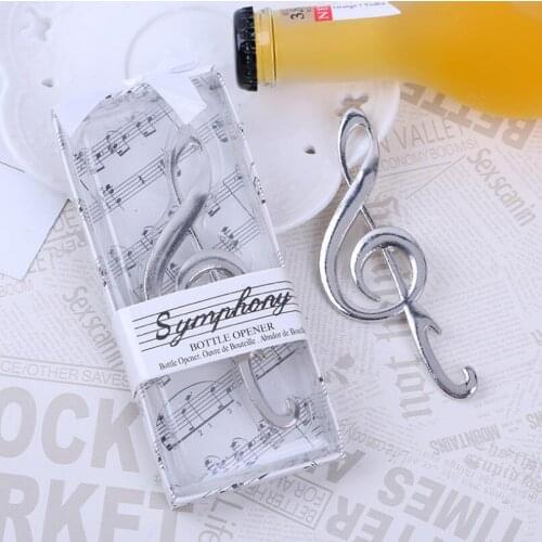 Romantic Music Note Bottle Opener "Symphony" Design Beer Opener Wedding Favors Party Souvenir LX6602