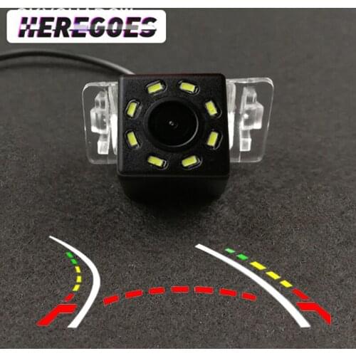 Fisheye 8 12 led dynamic Wireless Car CCD Night Vision Rear Camera waterproof For Toyota Camry 2002 2003 2004 2006 2007 2008