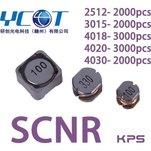 SCNR 4018/4020 Wire Wound SMD Power Inductor Phones 3C 5G AI EMI Technology TV Video Audio Computer Navigation VR AR LED