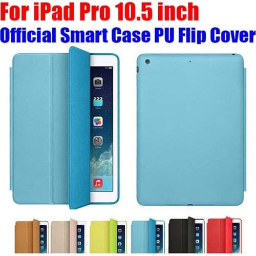 Official Design Smart Case For Apple iPad Pro 10.5 inch Ultra thin PU Leather Flip Cover For iPad Pro IPRS9