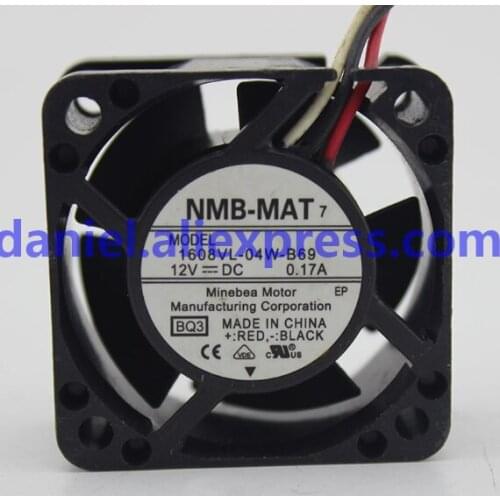 1608VL-04W-B69 NMB DC fan 12VDC 0.17A 40X20 imported