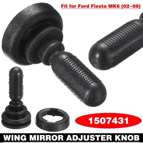 1pc Car Auto Manual Wing Mirror Adjuster Knob 1507431 Fit For Ford Fiesta MK6 02-08 DIY Accessories Parts Moulding