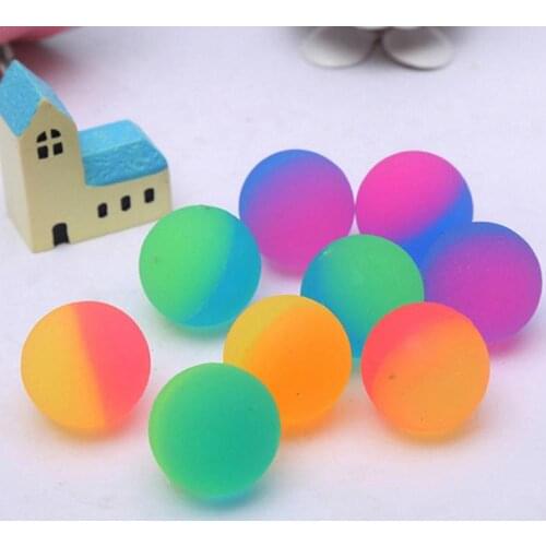 1 Pcs Random Color Pinball Two-color Frosted Ball Childrens Outdoor Toys Provide The Kids With Endless Hours Of Fun