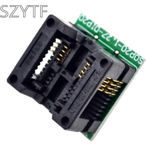 10pcs 150Mile 200 Mile SO8 SOP8 To DIP8 EZ Programmer Adapter Socket Converter Module For Wide
