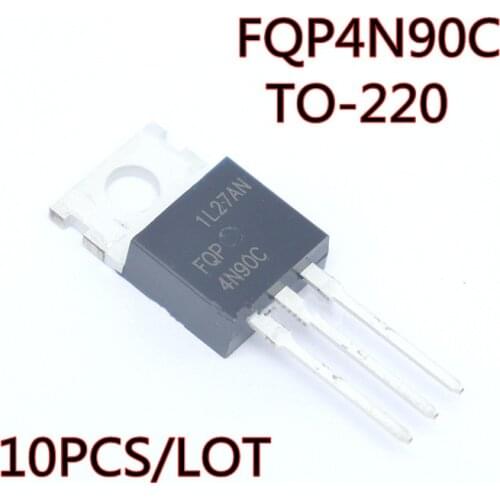 10PCS/LOT New FQP4N90C 4N90C TO-220