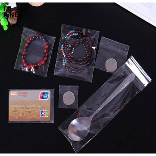 100pcs 31-50cm Width Large Clear OPP Adhesive Bag Transparent Poly Resealable Packaging Bag Self Plastic Gift Pouch