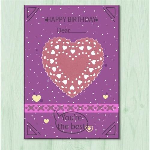 11.9*1.2CM Cutting Dies Decorative Strips Metal Crafts Paper Die-Cutting /DIY Embossing Easter New Year