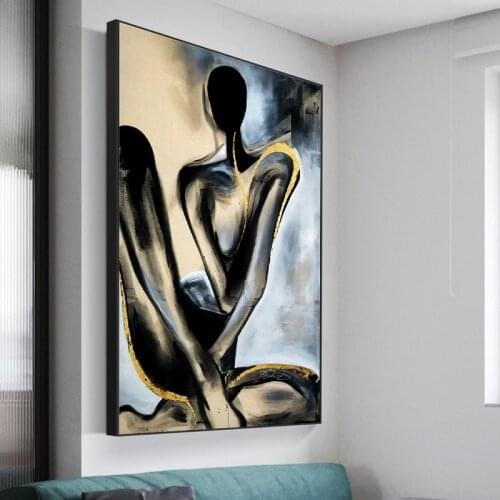 Abstract Sexy Nud Women Canvas Painting Abstract Figure Posters and Prints Modern Wall Art Pictures for Living Room Home Decor