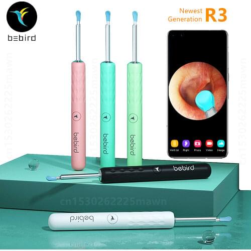 Bebird R1 R3 Smart Visual Ear Sticks Endoscope 300W High Precision Earpick Mini Camera Otoscope Health Care Ear Cleaner