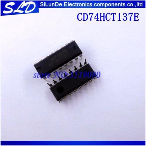 Free Shipping 10pcs/lot CD74HCT137E 74HCT137E DIP-14