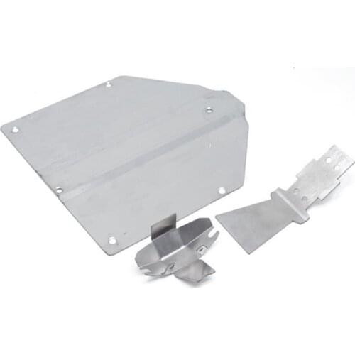 Armored Chassis Anti-Collision Stainless Steel Guard Plate Upgrade Parts for Ford LOSI 1/10 BAJA REY V2