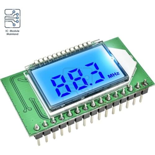 3-5V PLL Digital FM Radio Transmitter Module 87-108MHZ Wireless Microphone Stereo Board Digital Noise Reduction for FM Radio DIY