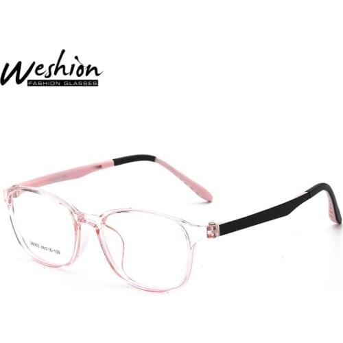 Teens Youths Anti blue Light Glasses High School Optical Frame Flexible TR90 Students Computer Prescription Myopia Eyeglasses
