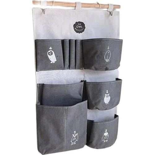 Dormitory wall hanging storage bag, multifunctional hanging bag, cosmetic storage bag, wall-mounted pumping box, sundries bag be