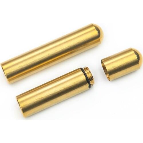 1PC Seal Pill Box Portable Cigarette Case Tube Medicine Case Container Bottle Toothpick Holder Outdoor Smoking Accessories Gift