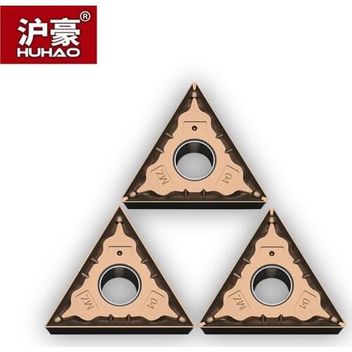 HUHAO 1 pc CNC Blade TNMG160404/08 Stainless Steel Cutter Head Lathe Cutter Grain Outer Triangular cutter Turning Tool