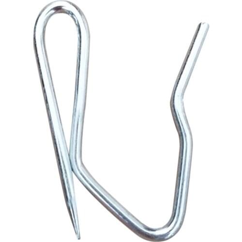 High-quality Curtain hooks Stainless Steel curtains holder S type Iron Hooks curtain accessories 100pcs/bag