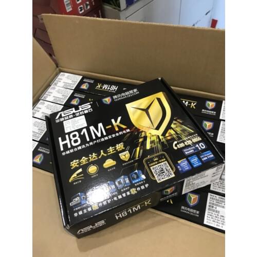 New Asus H81M-K Desktop Motherboard H81 Socket LGA 1150 i3 i5 i7 DDR3 16G Micro-ATX Original Mainboard Hot Sale