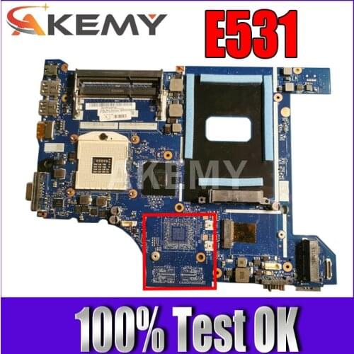 Main board for Lenovo Thinkpad Edge E531 Laptop Motherboard FRU 04Y1299 VILE2 NM-A044 Mother Boards Full Tested 04Y1298 04Y1300