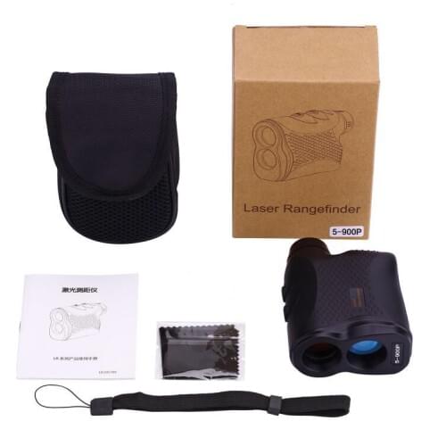 Mounchain 600/900m Monocular Telescope Range Finder Distance Speed Meter for Hunting Golf Distance Tool (without Battery)