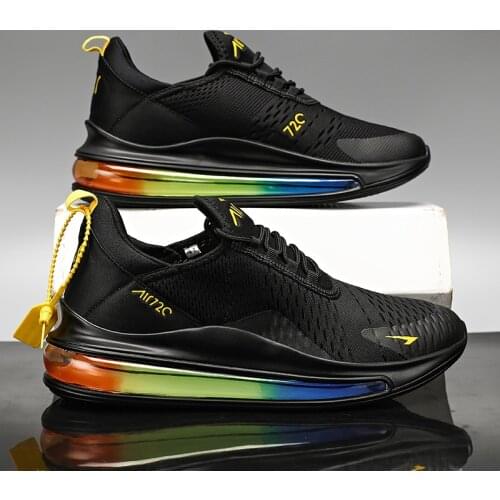 2021 new summer mens shoes non-slip sports leisure full palm air cushion running damping moisture light mens running shoes