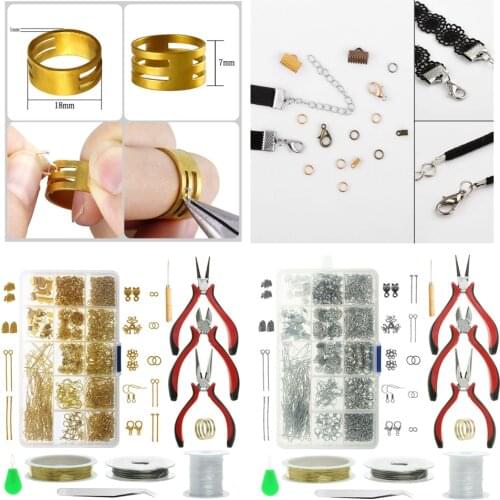 Jewellery Making Kit, 1010 pcs Jewellery Finding Set, Jewelry Findings Starter