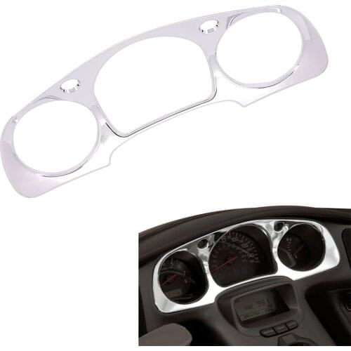 Motorcycle Instrument Panel Accent Speedometer Gauge Trim Cover Chrome for Honda Goldwing GL1800 2001-2005