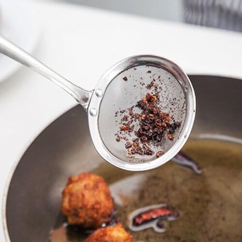 Stainless Steel Fine Chinois Mesh Skimmer Strainer Ladle Kitchen Tools