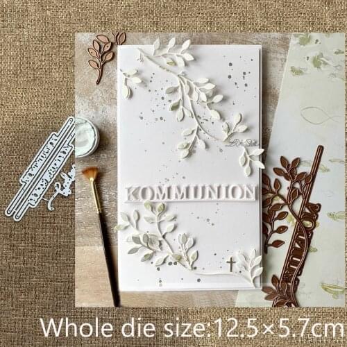 New Design Craft Metal stencil mold Cutting Dies 3pcs words decoration scrapbook die cuts Album Paper Card Craft Embossing