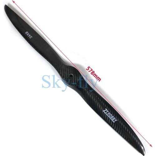 1pc Zyhobby Carbon Fiber Propeller For Gas Airplane Fixed Wing 23x8 23x10 24x8 24x10