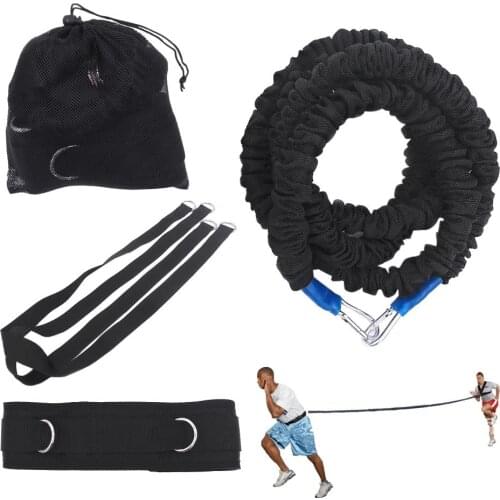 Physical Trainer Speed Response Belt Belt Elastic Rope Set Resistance Bungee Belt Athlete Speed Exercise