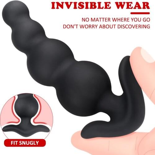 LetSquirt Silicone Anal Plug Trainer Starter Kit Flared Base Anal Sex Toy for Men Women Safe Anal Pleasure 3 Plugs