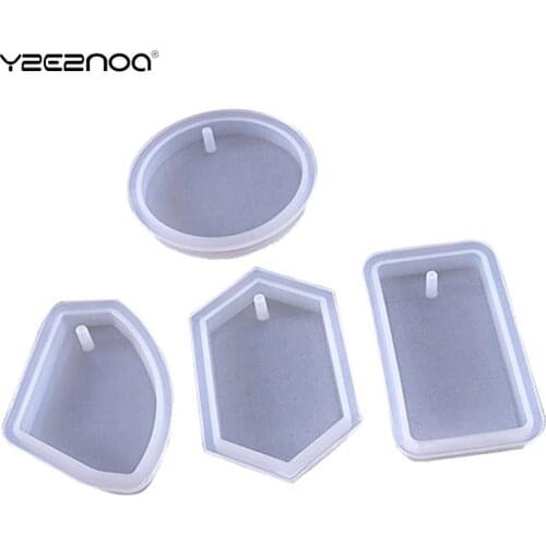 Silicone Mold DIY Jewelry Making Necklace Pendant Molds Handmade Crafts Geometric Shape Professional Epoxy Resin Gifts