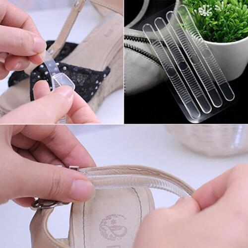 50% Hot Sale 4x New Feet Protector Shoes Back Heel Silicone Gel Inserts Insoles Cushion Pads