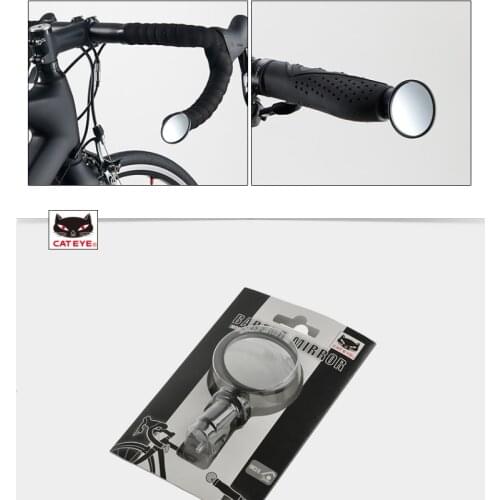 CATEYE Bike Mirrors Adjustable Bicycle Rear View Mirror MTB Mountain Bicycle Handlebar Mirror Cycling Mirror Bike Accessories