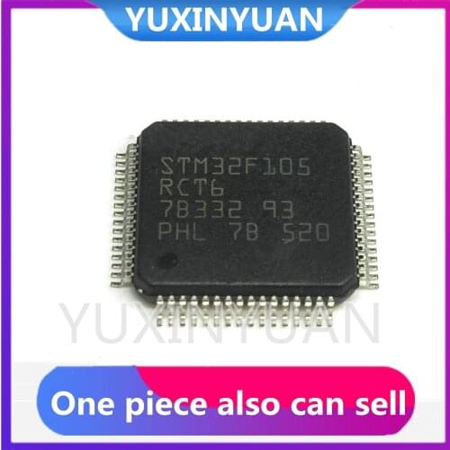1pcs STM32F105VCT6 STM32F105 32F105 STM32F105RCT6 STM32F105RBT6 QFP IC IN STOCK
